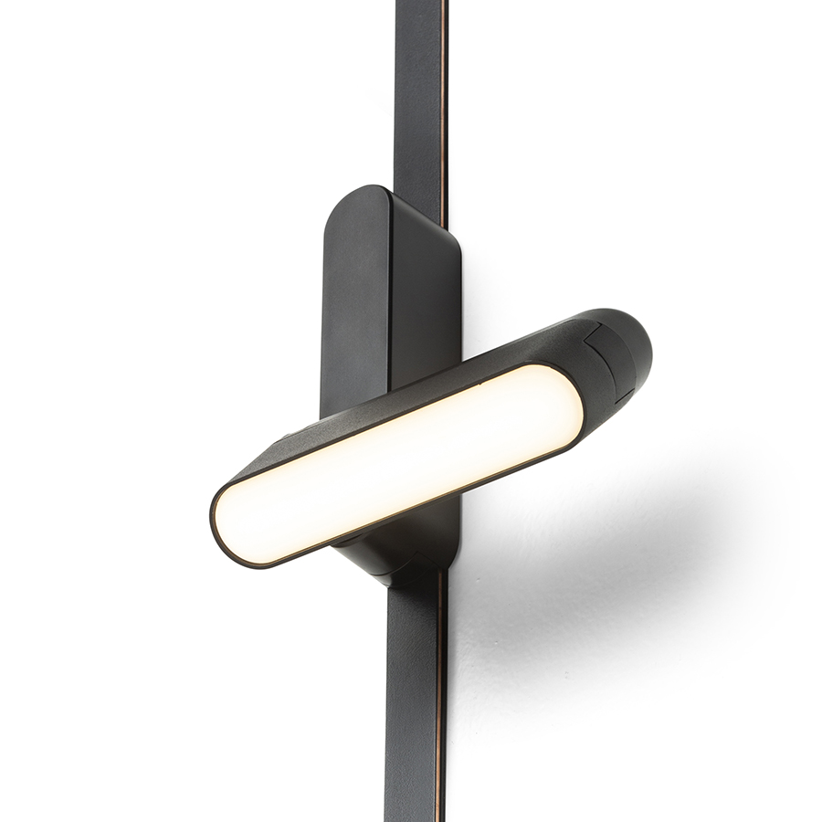 Lumina LED reglabila liniara pentru utilizare in sistemele VEGA 24V sau WAVE 24V, OXONIA 11 cu functie de inclinare sistemul VEGA/WAVE negru 24= 6W 110° 3000K 4000K 5700K