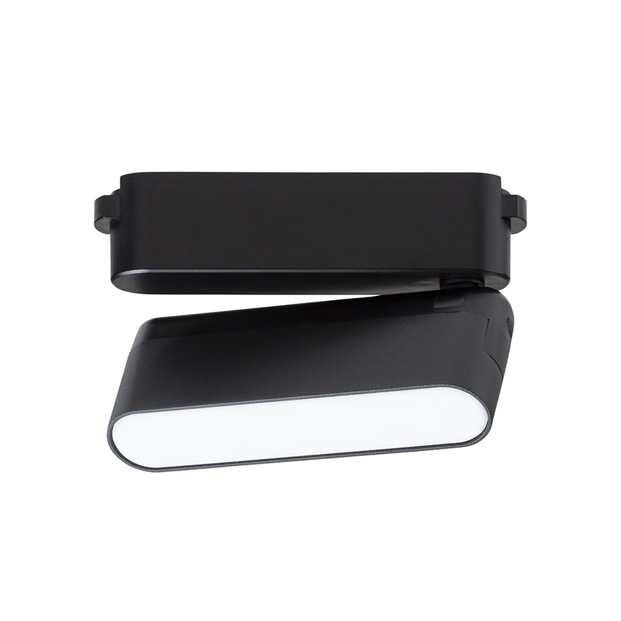 Lumina LED reglabila liniara pentru utilizare in sistemele VEGA 24V sau WAVE 24V, OXONIA 11 cu functie de inclinare sistemul VEGA/WAVE negru 24= 6W 110° 3000K 4000K 5700K