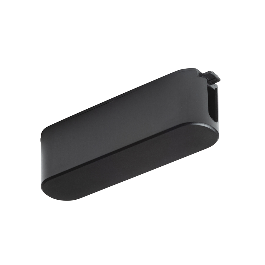 Cutie decorativa pentru acoperirea conexiunii cablului de alimentare la blocul borne sau cablul de, VEGA negru