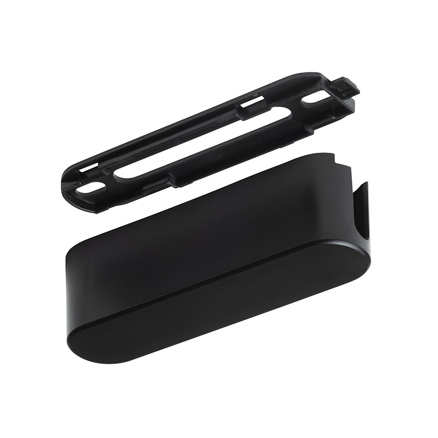 Cutie decorativa pentru acoperirea conexiunii cablului de alimentare la blocul borne sau cablul de, VEGA negru