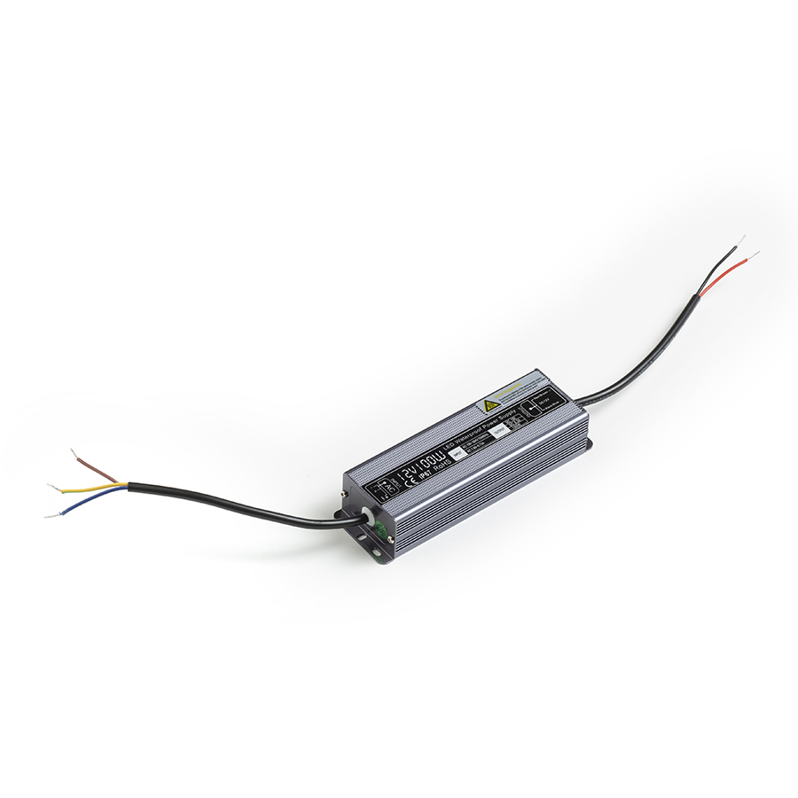 Driver LED 1000W 12V pentru conectarea benzilor LED, LED STRIP ORION 100 230V/12V= 100W IP67