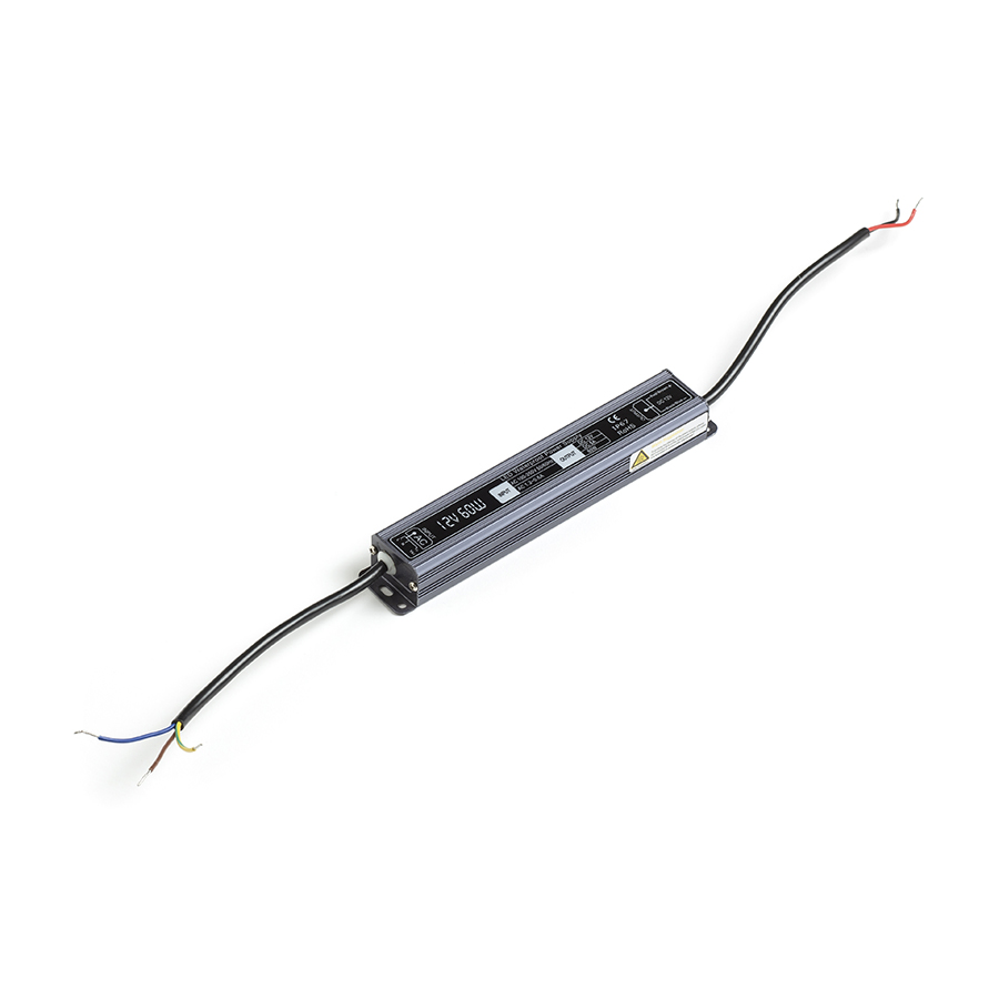 Driver LED 60W 12V pentru conectarea benzilor LED, LED STRIP ORION 60 230V/12V= IP67