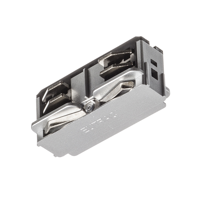 Îmbinarea conductivă longitudinală pentru șinele EUTRAC, EUTRAC conector conductibil longitudinal gri argintiu 230V