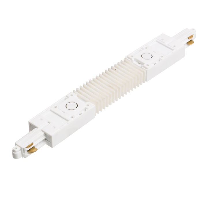Înbinare flexibilă pentru șină cu un singur circuit, 1F conector flexibil alb 230V