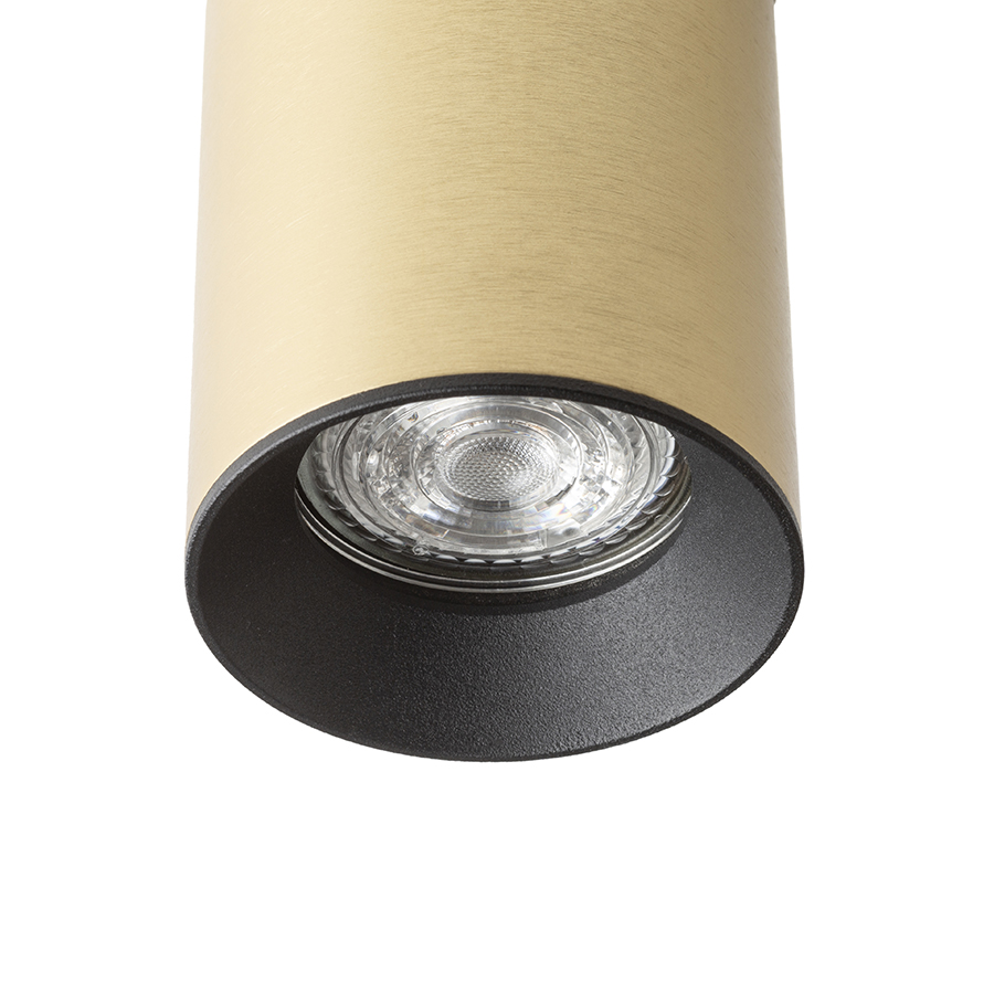 Abajur interior decorativ din metal in diverse culori pentru lumina DARIO, DARIO inel decorative negru