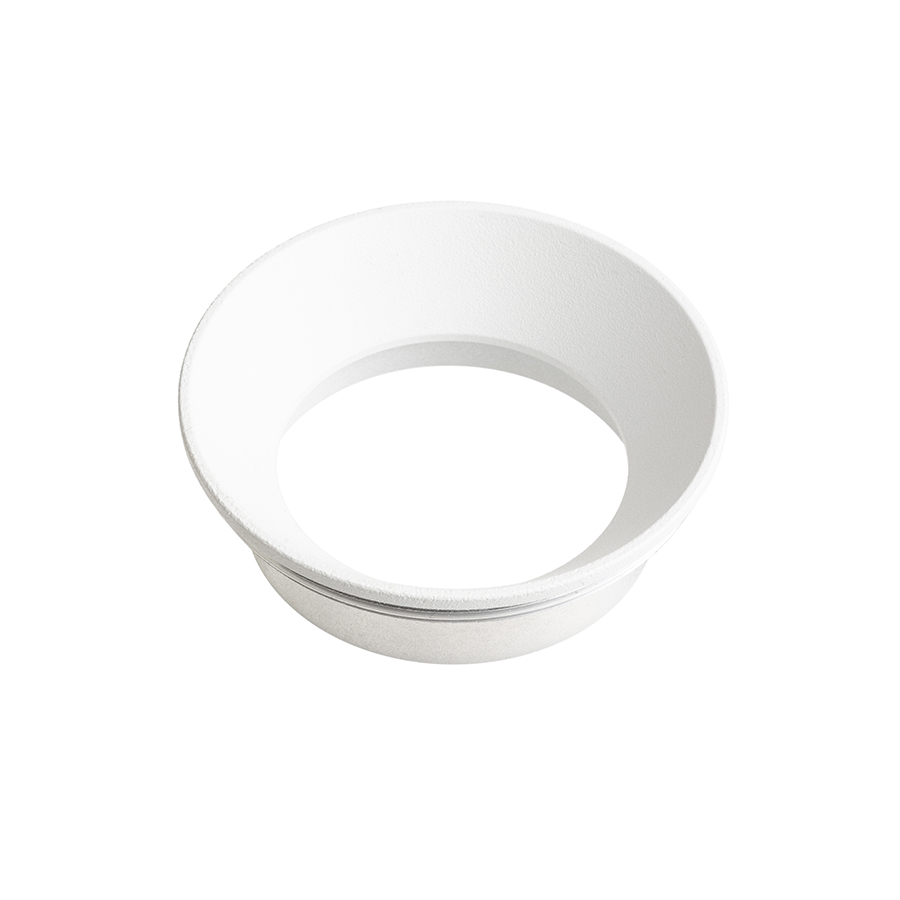 Abajur interior decorativ din metal in diverse culori pentru lumina DARIO, DARIO inel alb