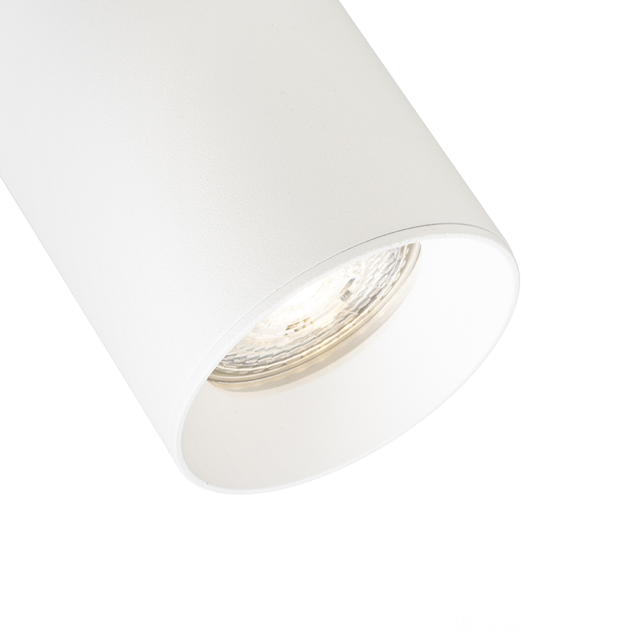Abajur interior decorativ din metal in diverse culori pentru lumina DARIO, DARIO inel alb