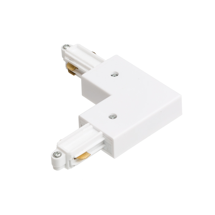 L-conexiune cu posibilitate de alimentare electrică pentru un circuit listă, 1F L conector interior alb 230V