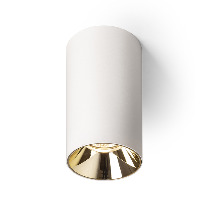 Lampă cilindrică de tavan potrovita pentru inel decorativ Canto, CANTO fără alb 230V LED GU10 8W