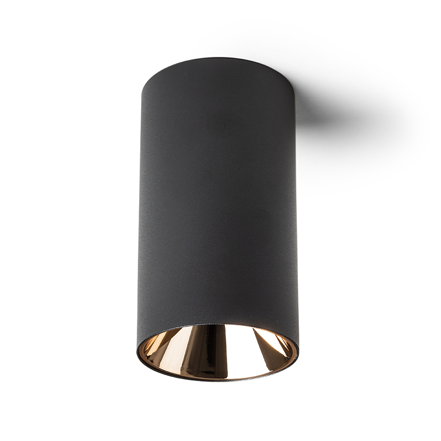 Lampă cilindrică de tavan potrovita pentru inel decorativ Canto, CANTO fără negru 230V LED GU10 8W