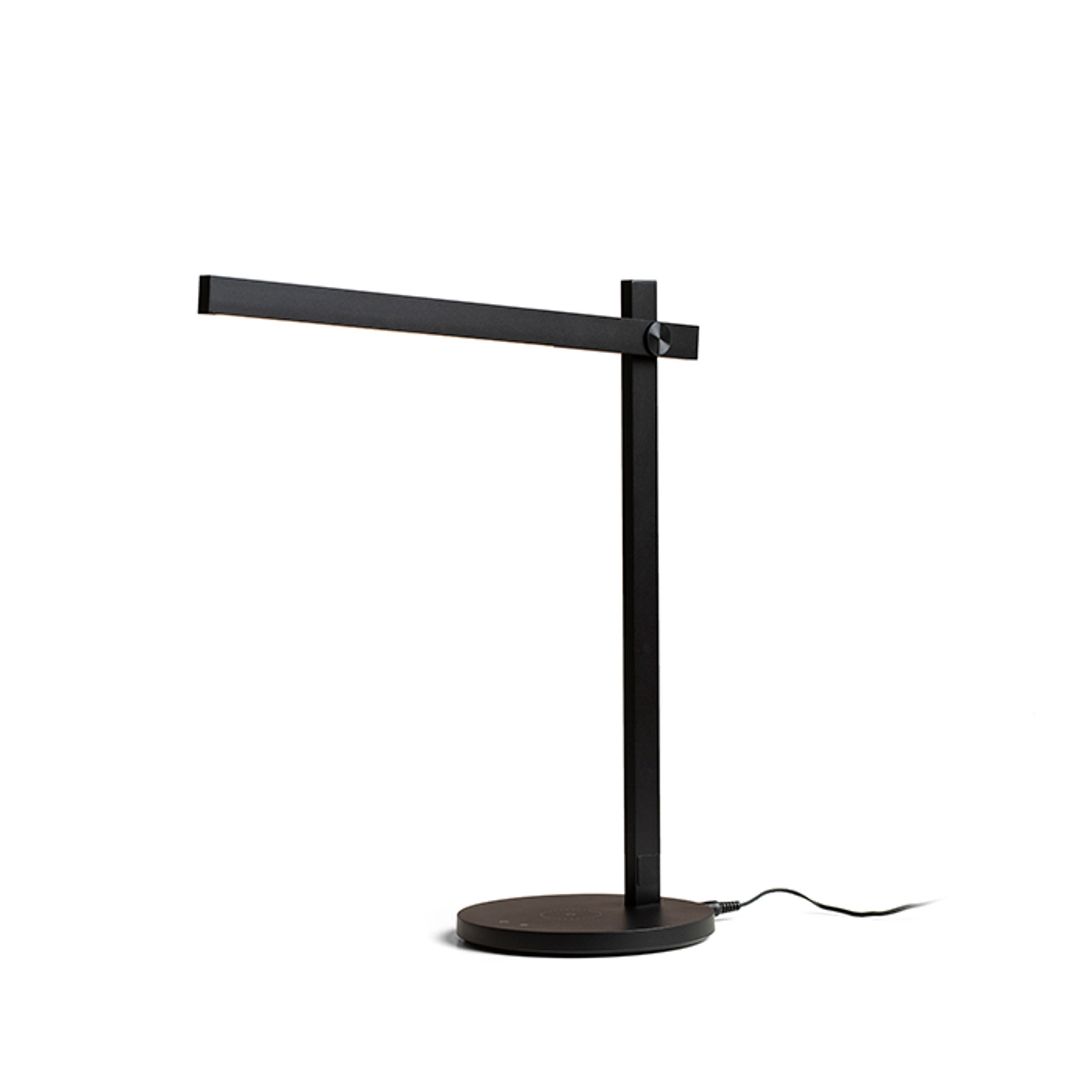 Lampa de birou LED subtire si eleganta cu luminozitate si temperatura de culoare reglabile, ROD DIMM de masă negru 230V 5.5W 3000K 4000K 6500K