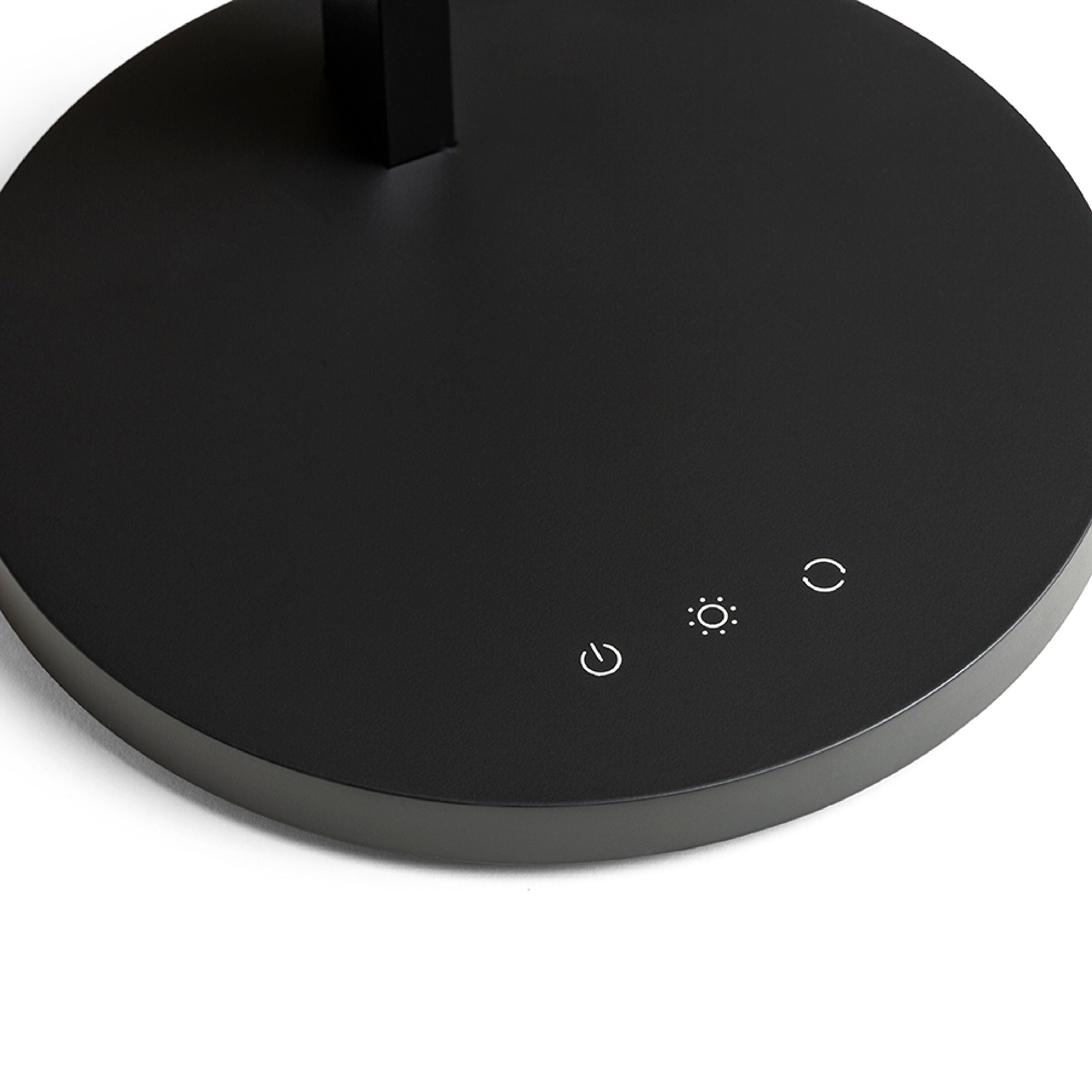 Lampa de birou LED subtire si eleganta cu luminozitate si temperatura de culoare reglabile, ROD DIMM de masă negru 230V 5.5W 3000K 4000K 6500K