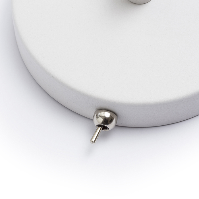 Lampă de lucru reglabilă pe perete, cu întrerupător pe bază, ANTE de perete alb nichel mat 230V LED E27 15W