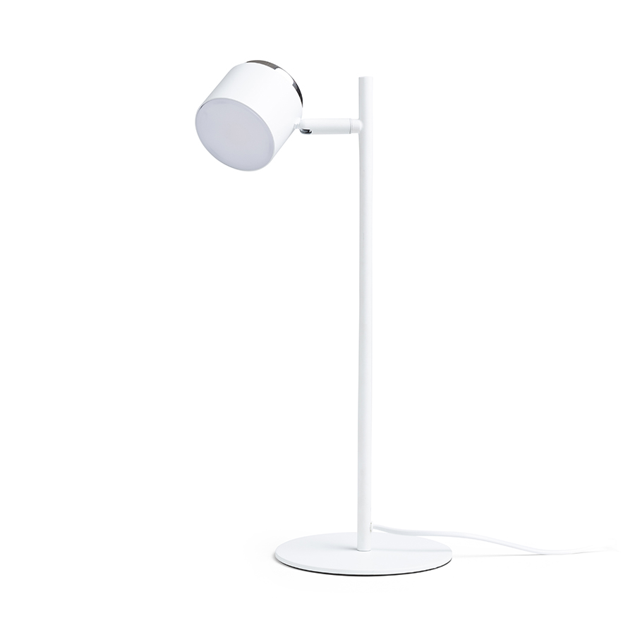 Lampa de masa LED cu difuzor laptos pentru o iluminare moale si uniforma, NOVA de masă negru crom/acrilic mat 230V 4.2W 3000K
