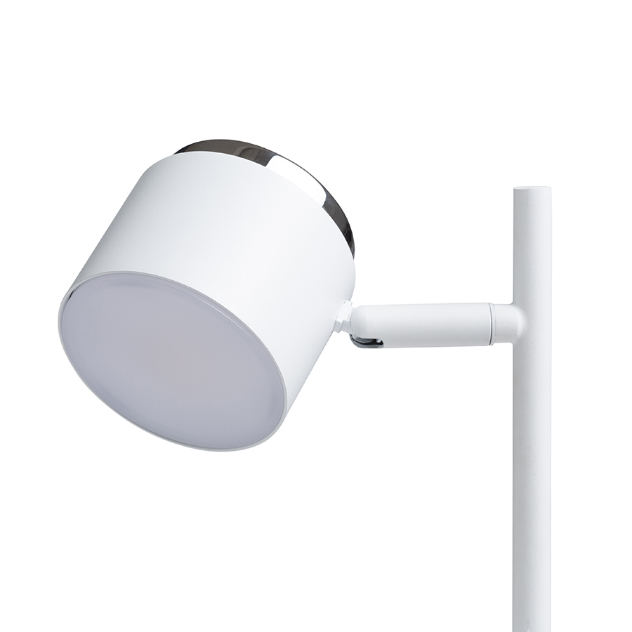 Lampa de masa LED cu difuzor laptos pentru o iluminare moale si uniforma, NOVA de masă negru crom/acrilic mat 230V 4.2W 3000K