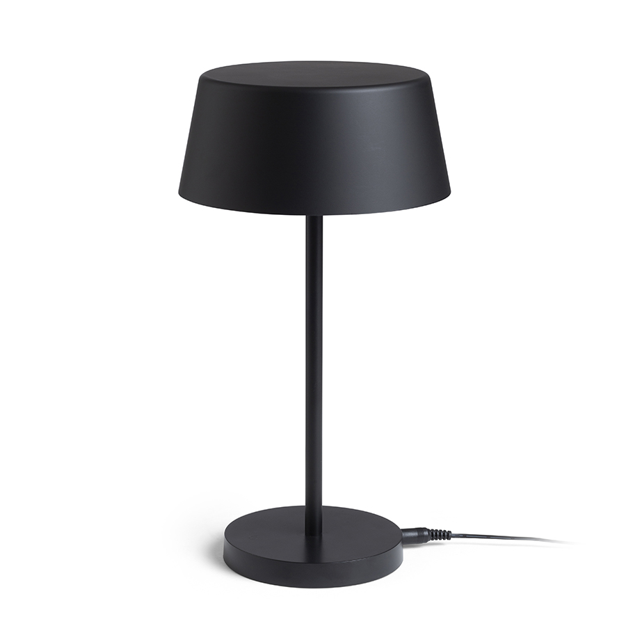 O lampa de masa LED cu design clasic si functie de inclinare pentru abajur, PRAHA DIMM de masă alb 230V 5W 100° 3000K