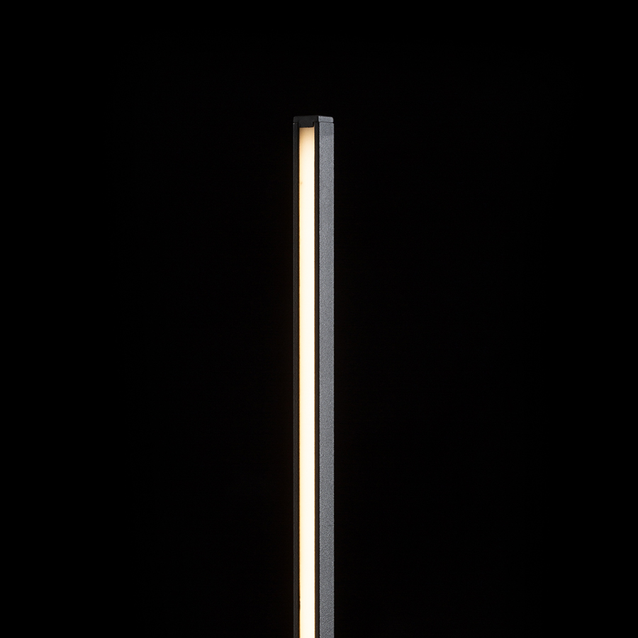 Lampa de podea LED unghiulara moderna, cu functie de inclinare, ANEMONA 120 negru 230V 15W 3000K