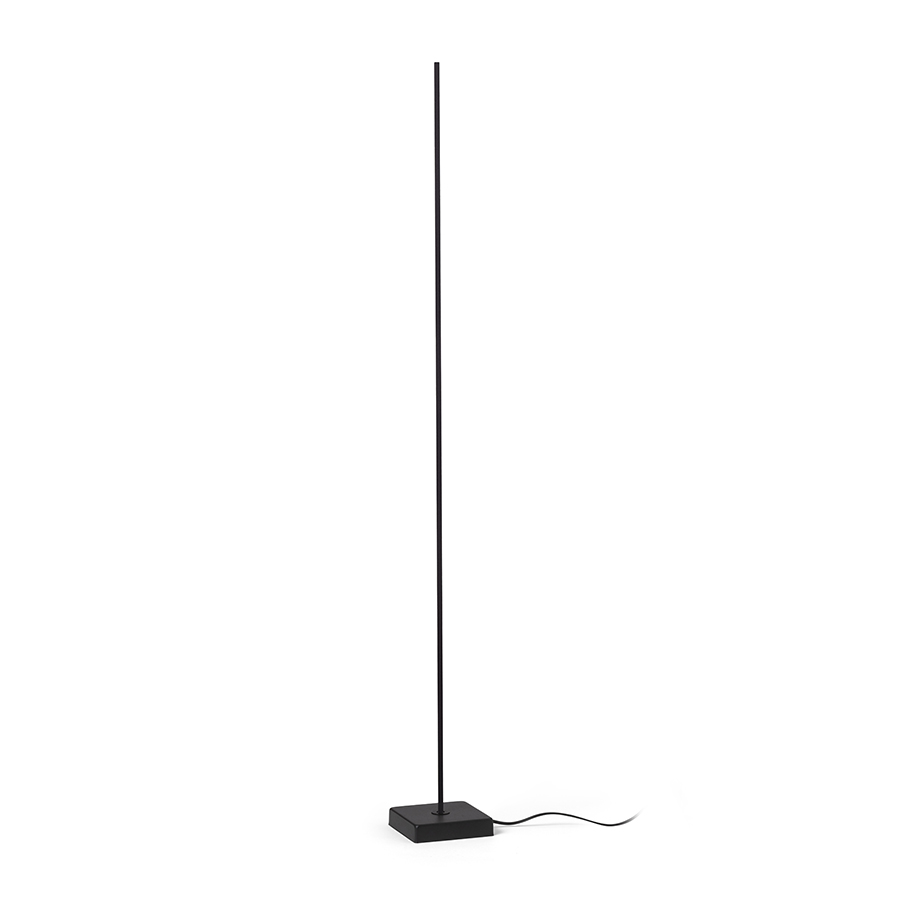 Lampa de podea LED unghiulara moderna, cu functie de inclinare, ANEMONA 120 negru 230V 15W 3000K
