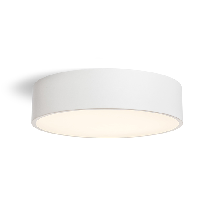 Lampă de tavan cu sursă de lumină LED încorporată și cadru din aluminiu lăcuit, MEZZO 40 DIMM de alb 230V 30W 3000K