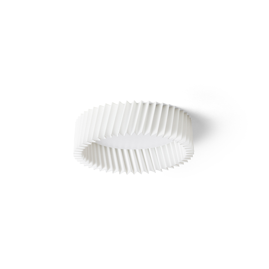 O lampă cu LED incastrat pentru un tavan din gips-carton cu adancime redusa si abajur decorativ, MARENGA RW1 30 încastrat alb Eco PLA 230V 6W 3000K
