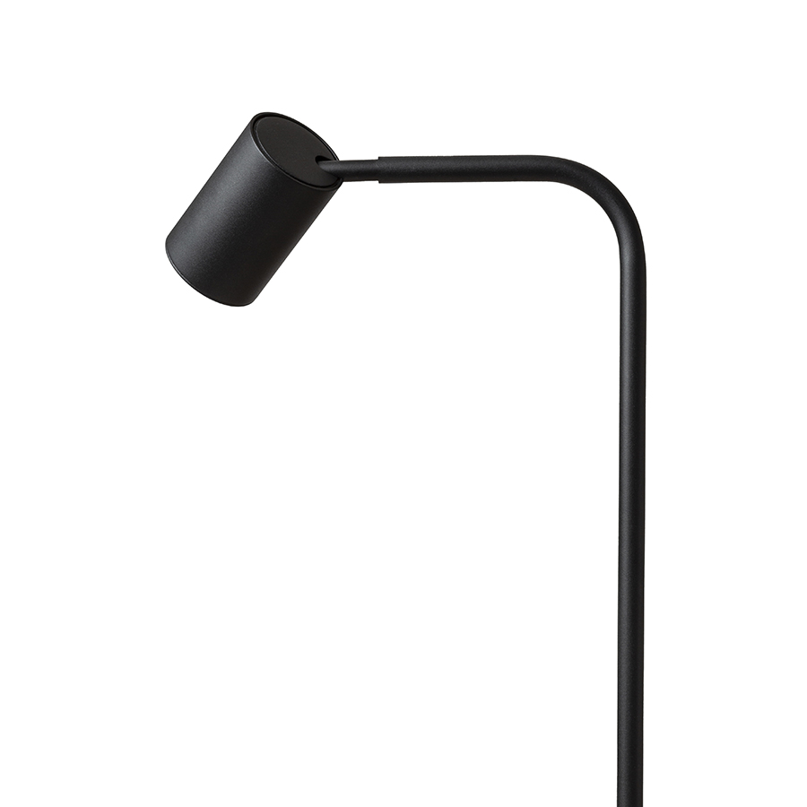 Lampa de podea cu reflector pivotant pentru surse de lumina LED GU10, FLYNN I alb 230V 9W
