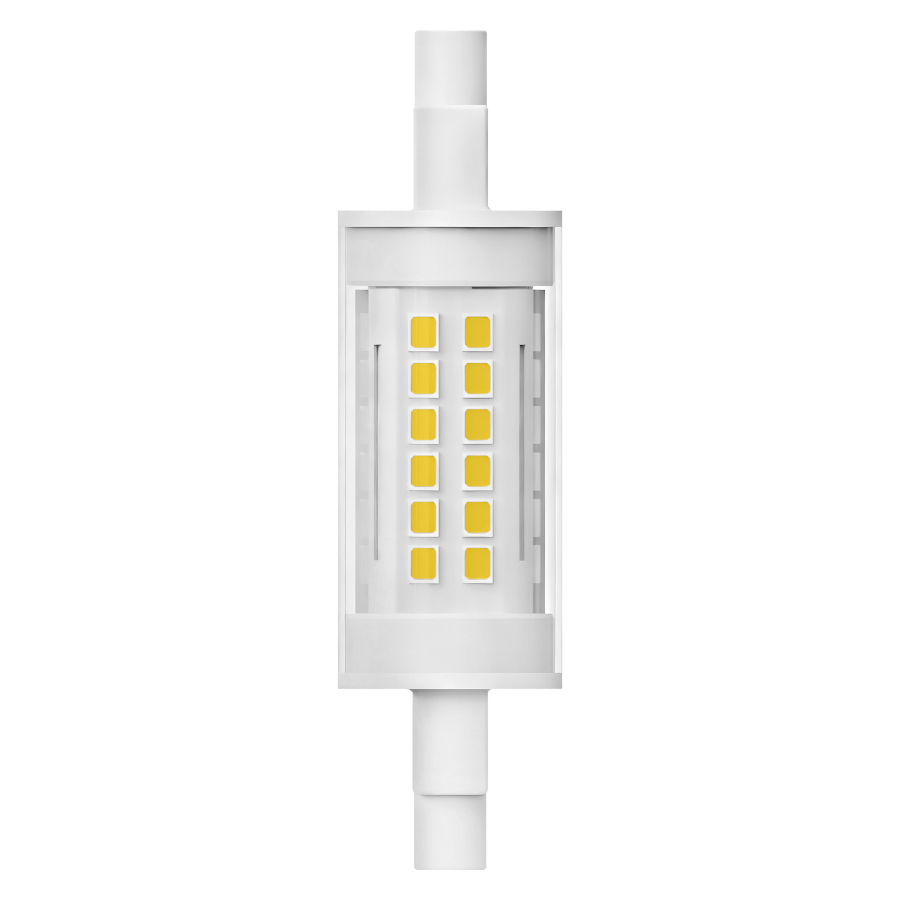 LED bec bun in loc de becuri cu halogen cu fasung R7s cu lungime de 78 mm, OSRAM LINE 78mm DIMM 230V R7S LED EQ75 300° 2700K surse 9.5