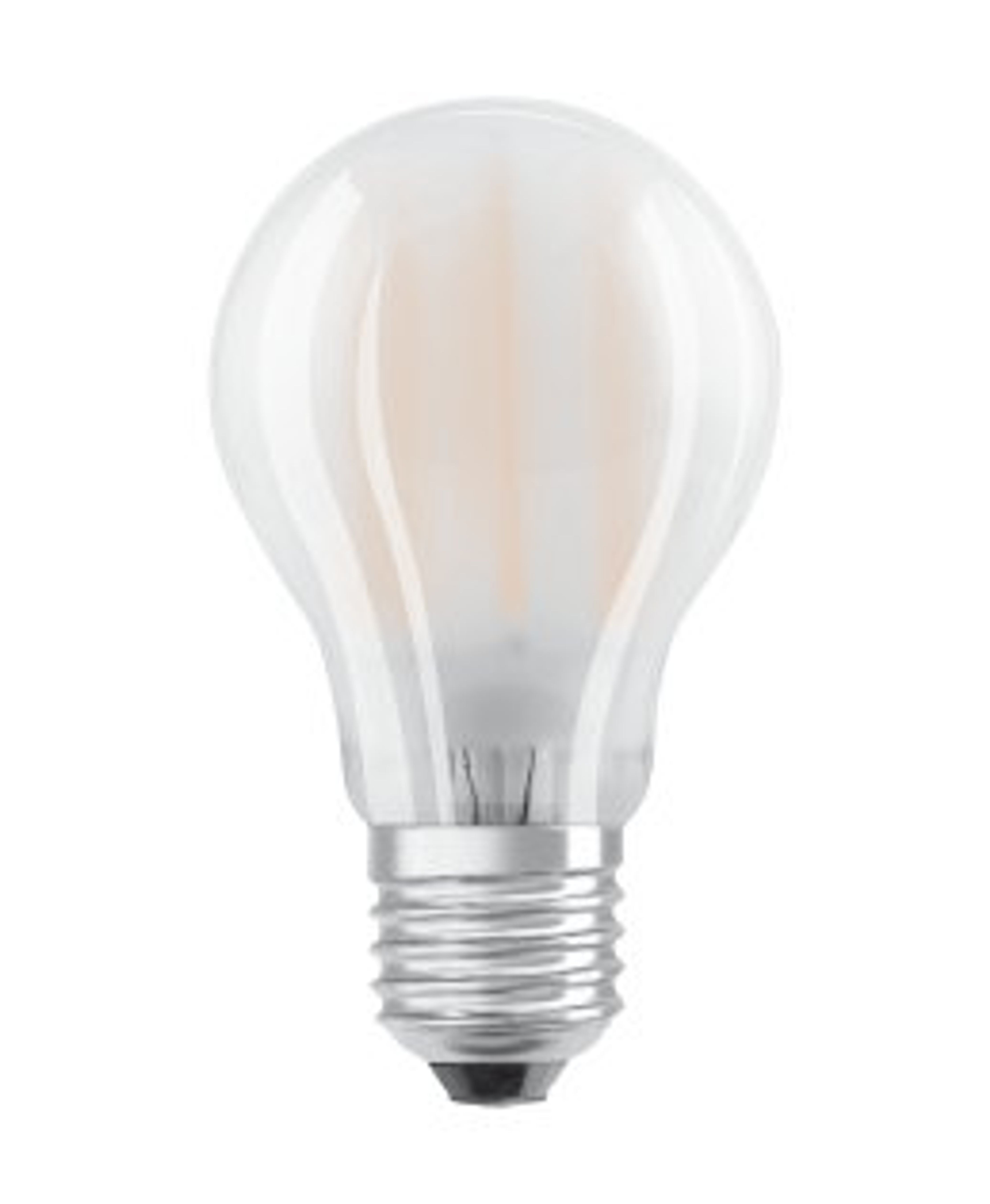 LED bec cu filet E27, OSRAM Retrofit Classic A DIMM mat 230V EQ40 2700K
