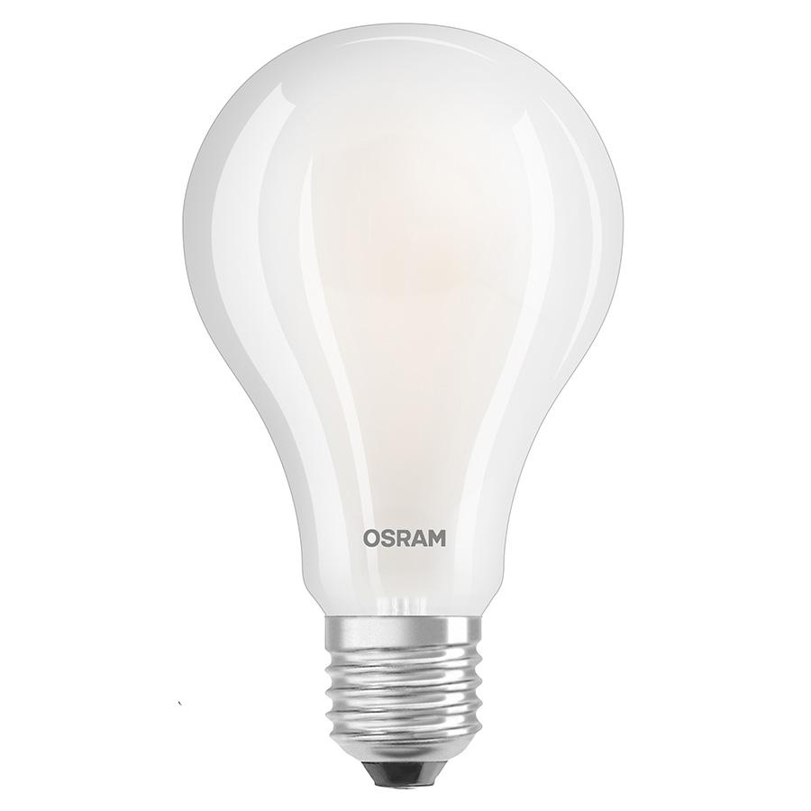 LED bec cu filet E27, OSRAM Retrofit Classic A mat 230V EQ200 2700K