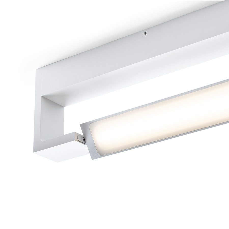 LED lumină lineară cu iluminarea jos potrivită pentru deasupra la oglindă, IMPERISO 60 alb 230V 18W IP44 3000K