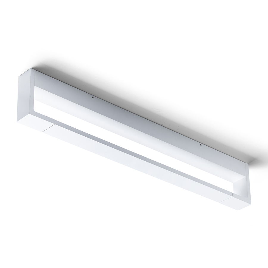 LED lumină lineară cu iluminarea jos potrivită pentru deasupra la oglindă, IMPERISO 60 alb 230V 18W IP44 3000K