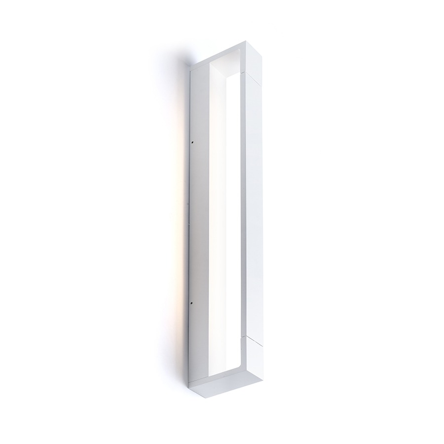 LED lumină lineară cu iluminarea jos potrivită pentru deasupra la oglindă, IMPERISO 60 alb 230V 18W IP44 3000K