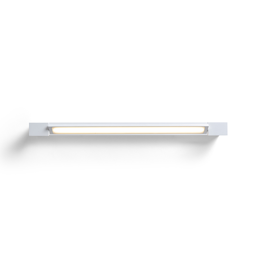 LED lumină lineară cu iluminarea jos potrivită pentru deasupra la oglindă, IMPERISO 60 alb 230V 18W IP44 3000K