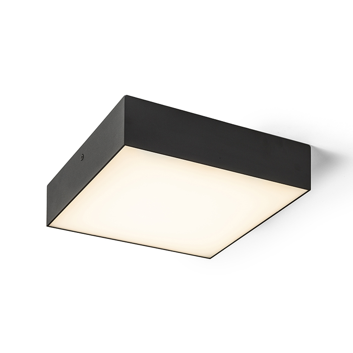 LED lumină patrată de tavan cu un cadru minimalist, LARISA SQ 22 de negru 230V 20W 3000K