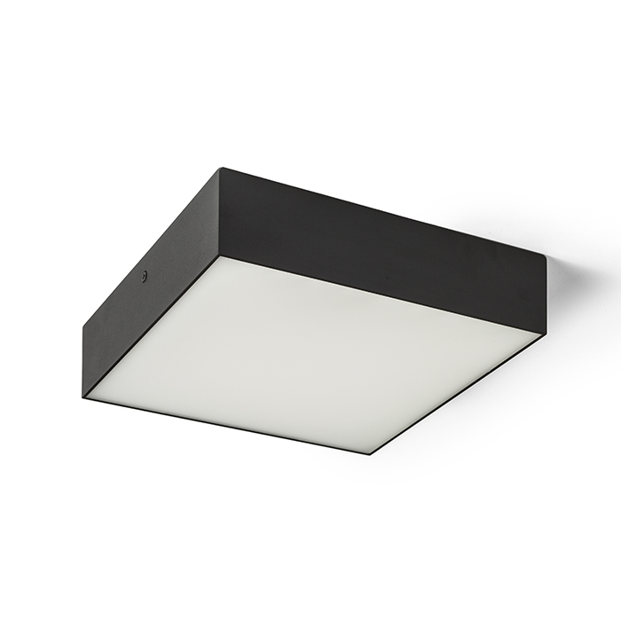 LED lumină patrată de tavan cu un cadru minimalist, LARISA SQ 22 de negru 230V 20W 3000K