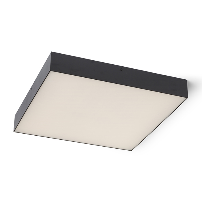 LED lumină patrată de tavan cu un cadru minimalist, LARISA SQ 40 negru 230V 50W 3000K