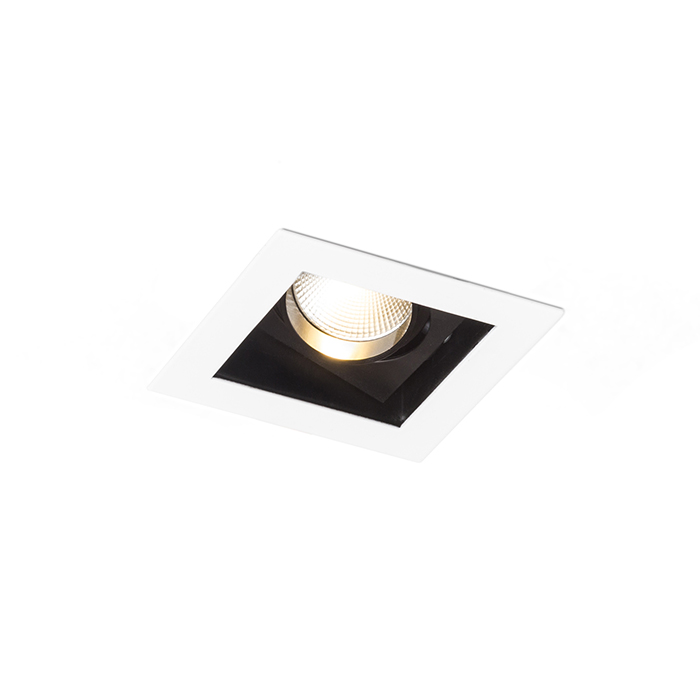 LED lumină patrată încastrată pentru gips-carton, BONDY I alb 230V 7W 24° 3000K