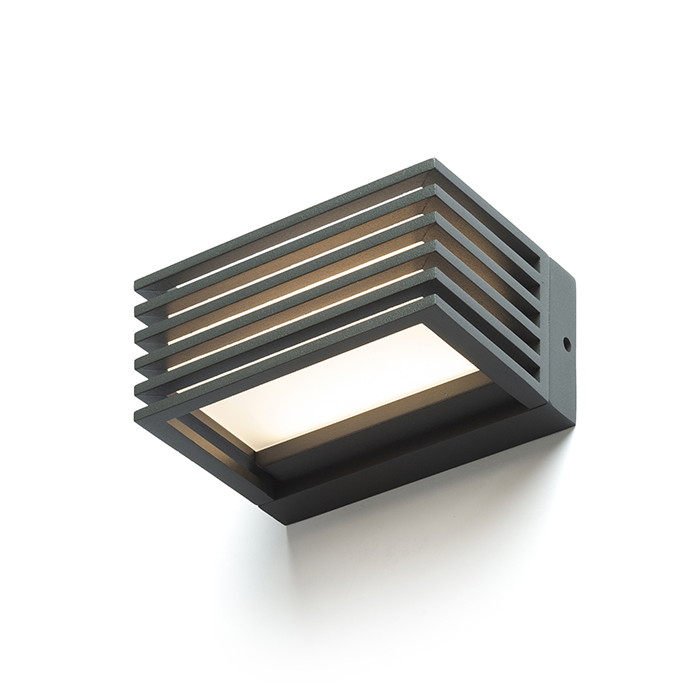 LED lumină pentru perete exterior, CLAIRE 14 de antracit acrilic mat 230V 6W IP54 3000K