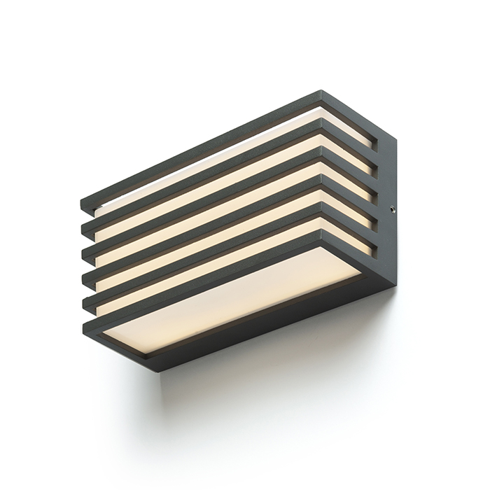 LED lumină pentru perete exterior, CLAIRE 21 de antracit acrilic mat 230V 9W IP54 3000K