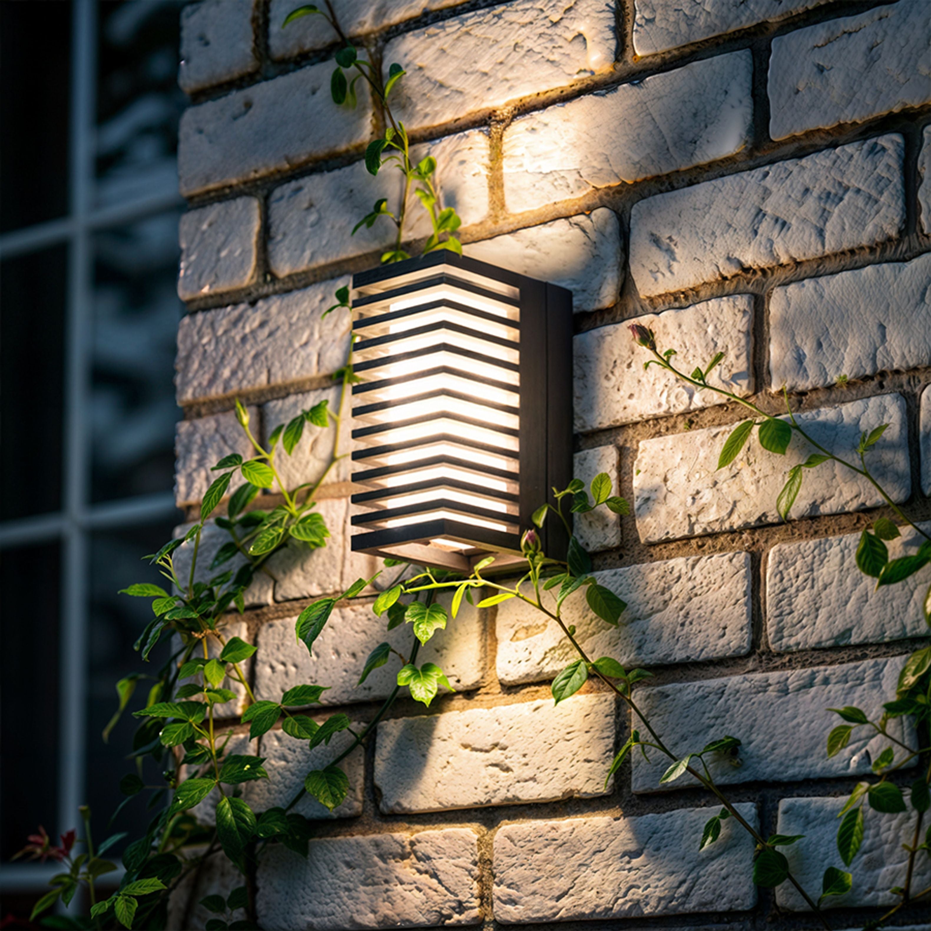 LED lumină pentru perete exterior, CLAIRE RC de antracit acrilic mat 230V 6W IP54 3000K