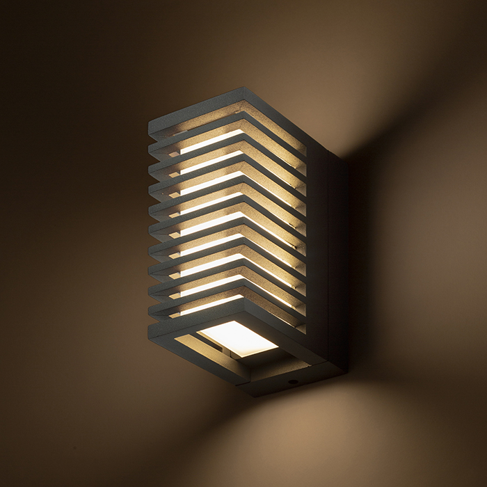 LED lumină pentru perete exterior, CLAIRE RC de antracit acrilic mat 230V 6W IP54 3000K