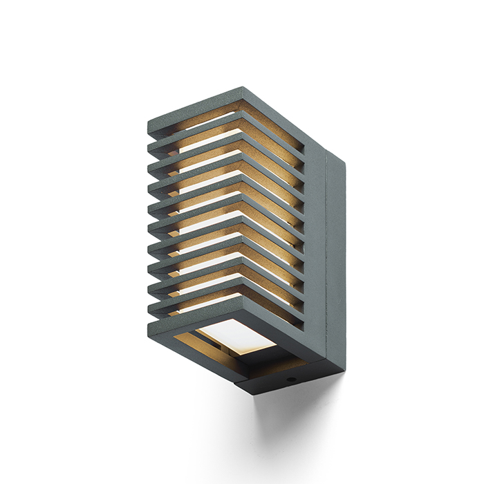 LED lumină pentru perete exterior, CLAIRE RC de antracit acrilic mat 230V 6W IP54 3000K