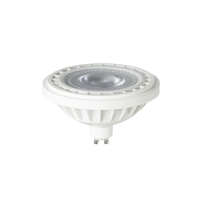 LED reflector cu fasong GU10 cu diametru 111 mm, LED ES111 alb 230V 12W 45° 3000K