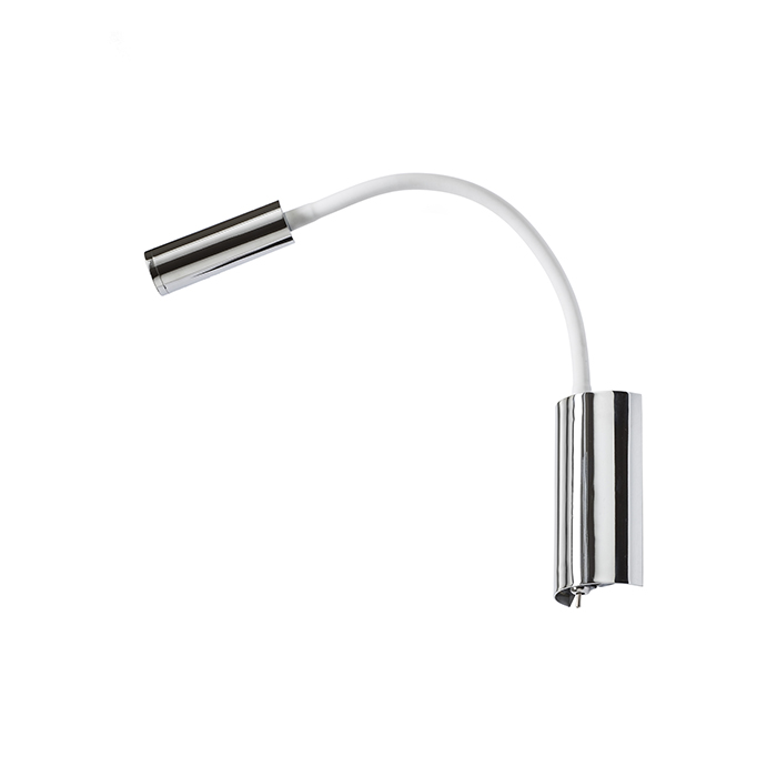 LED-uri spot lumină ,cu gat flexibil, pentru montaj de perete, SHOW alb crom 230V LED 3W 3000K