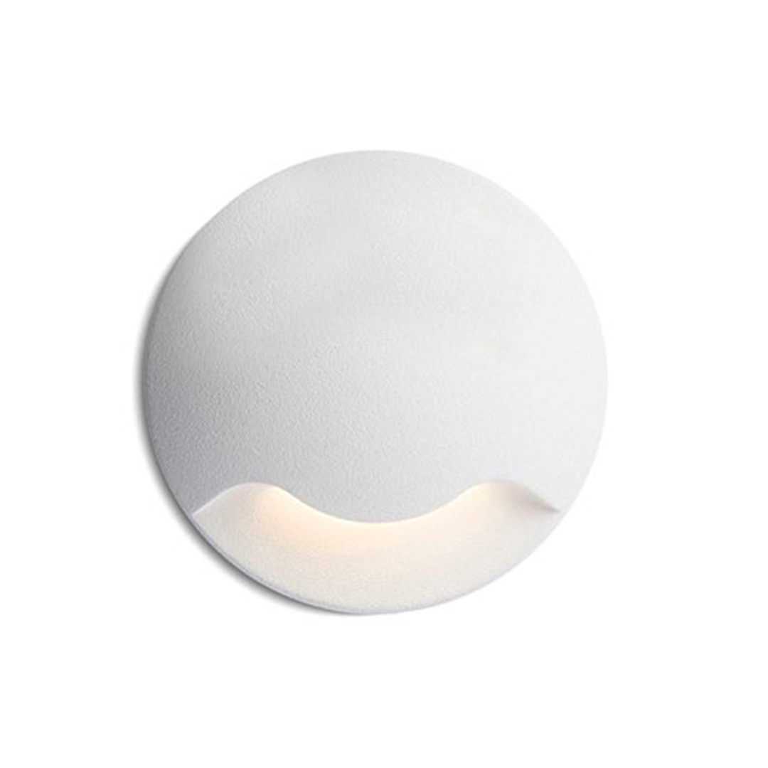 Lumina de orientare incasabilă cu LED integrat care emite lumina intr-o parte, KICK I încastrat alb 230V 3W IP54 3000K