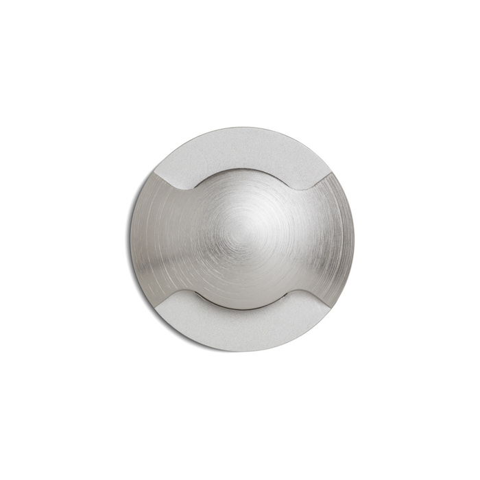 Lumina de orientare incasabilă cu LED integrat care emite lumina pe doua laturi, KICK II încastrat aluminiu 230V 3W IP54 3000K