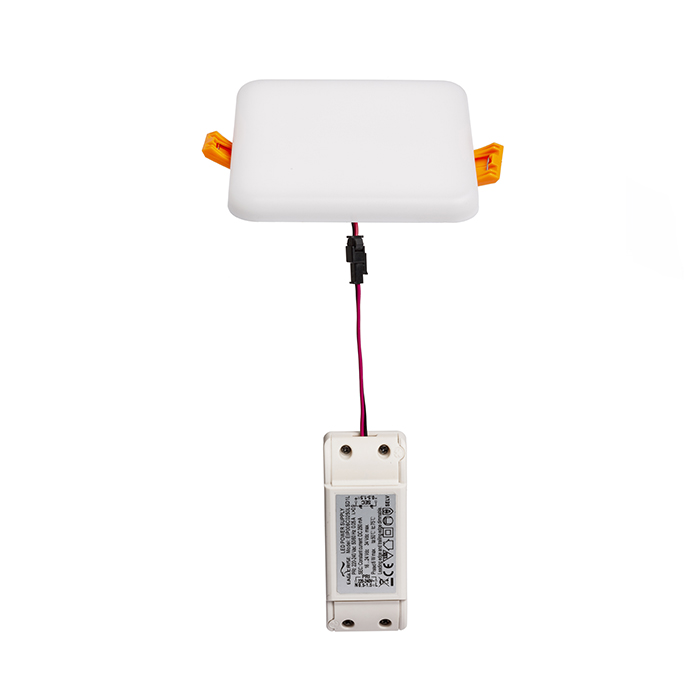 Lumina încastrată fără ramă, BELI SQ 10 încastrat acrilic mat 230V LED 6W IP65 3000K