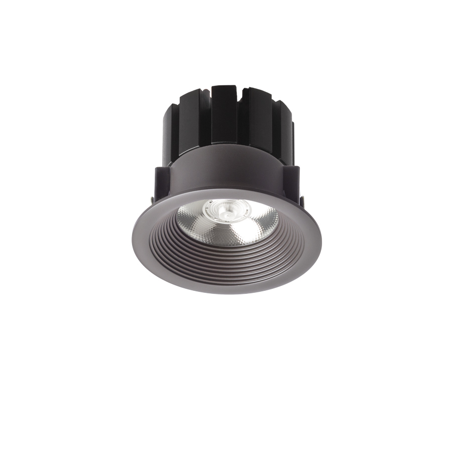 Lumină încastrată non-basculant cu 10W LED modul în diverse culori, SHARM BASE maro 230V 24° 3000K