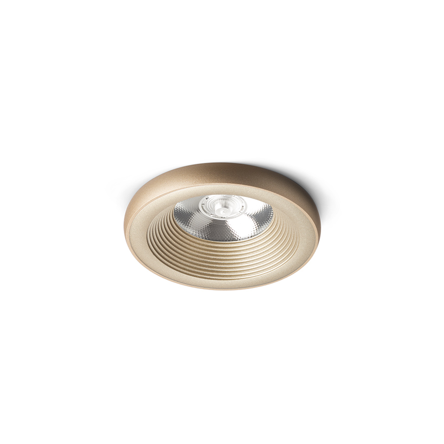 Lumină încastrată non-basculant cu 10W LED modul în diverse culori, SHARM PLUS pearl aur 230V 24° 3000K