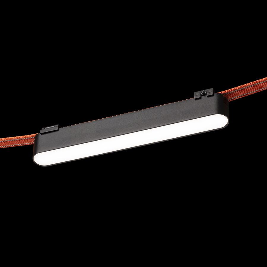 Lumina LED liniaras pentru utilizare in sistemele VEGA 24V sau WAVE 24V, OXONIA 22 sistemul VEGA/WAVE negru 24= 12W 110° 3000K 4000K 5700K