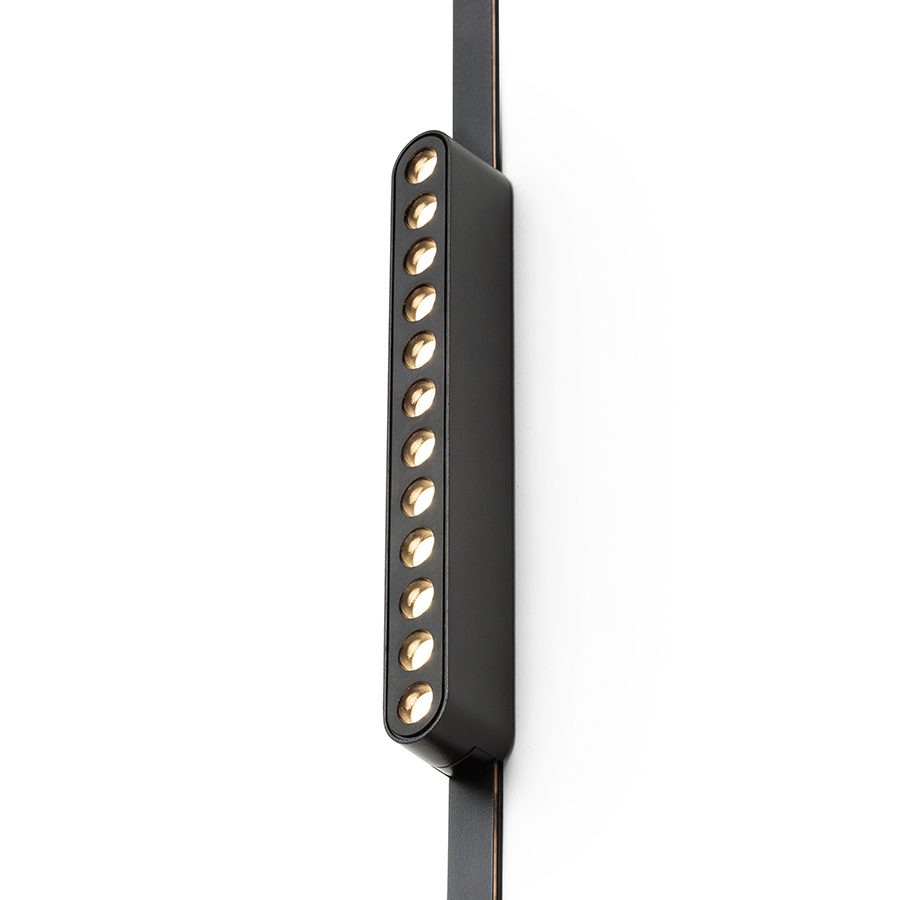 Lumina LED reglabila liniara pentru utilizare in sistemele VEGA 24V sau WAVE 24V, OXANA 22 sistemul VEGA/WAVE negru 24= 12W 24° 3000K 4000K 5700K